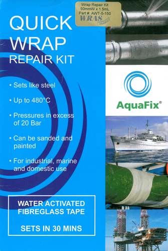 Aquafix Wrap Repair Kit, 75mm x 2.75m